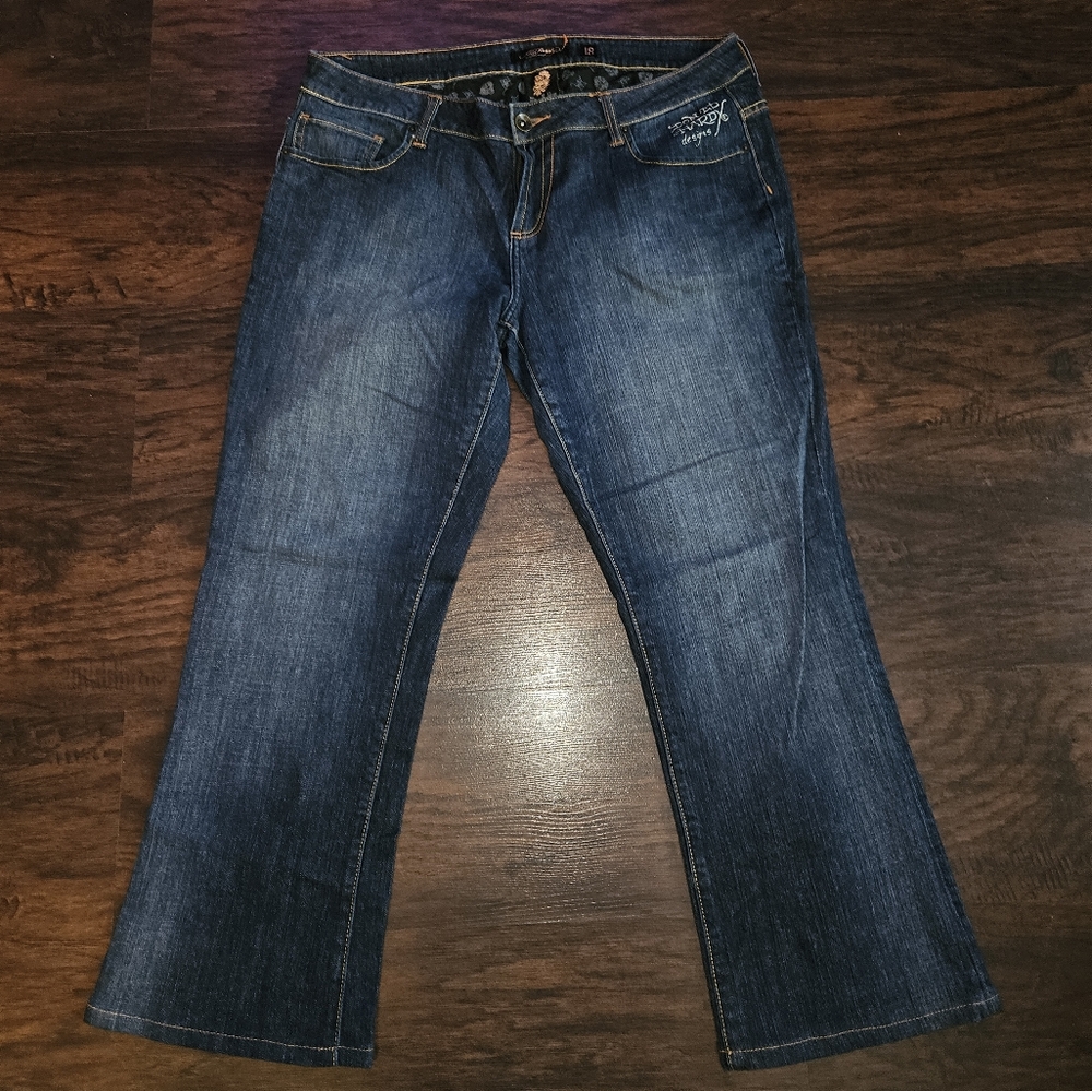 Vintage Ed Hardy Woman's Jean's Boot Cut